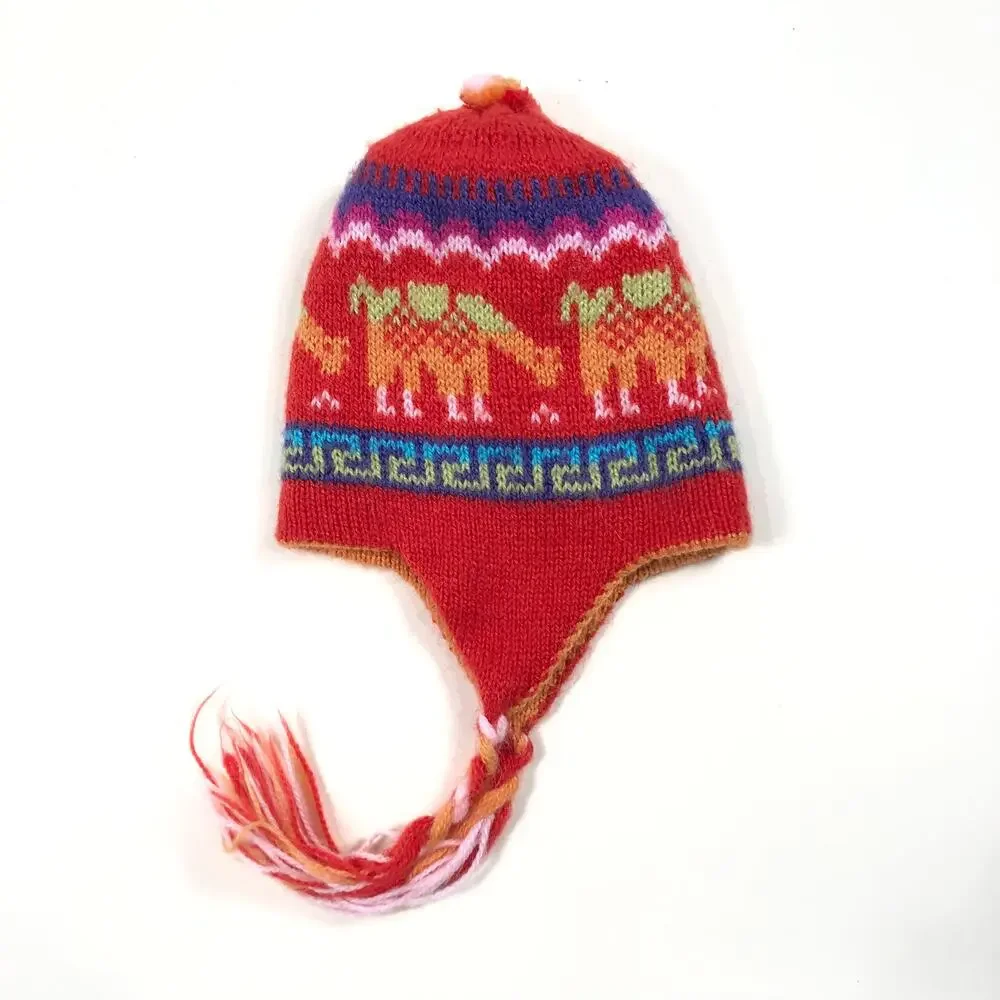 KNIT WINTER REVERSIBLE BEENIE SIZE 12/24M